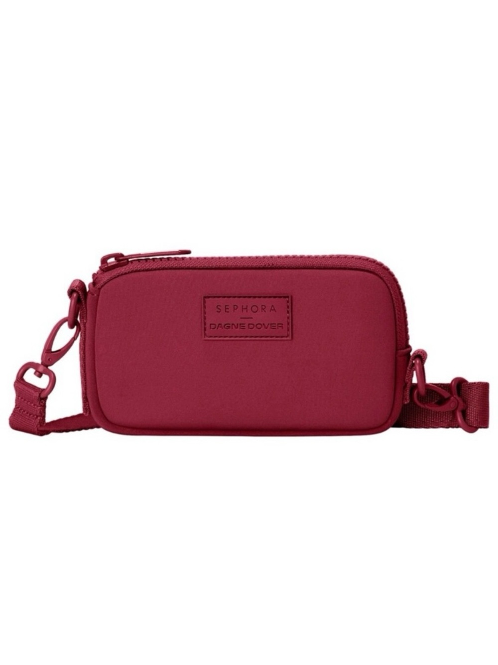 NEW Dagne Dover x Sephora Mara Phone Sling Crossbody Bag Red Neoprene